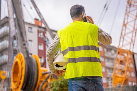 Site manager and technical engineer at the city site