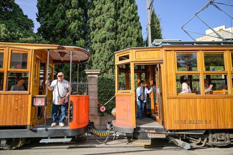 Historical tramway Tren des Soller