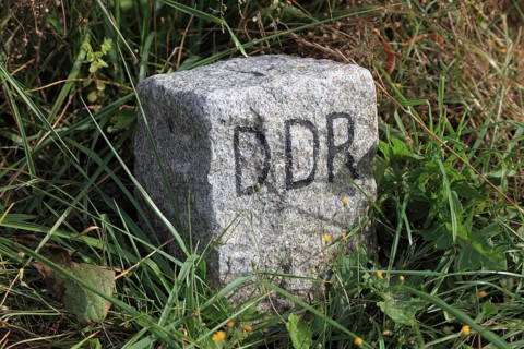 Border stone on the former inner-German border