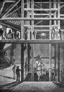 19th century illustration of a pit pony