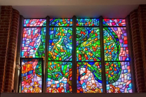 Stained glass window