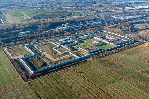 Aerial view of JVA Billwerder