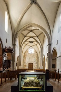 Interior of the Romanesque St. Stephen's Minster