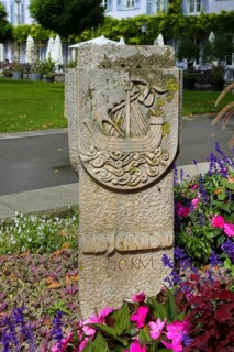 Stone with inscription Bad Schandau
