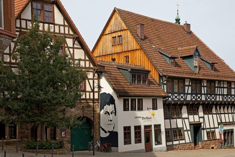 Luther's workshop at the Luther House in the historic Old Town