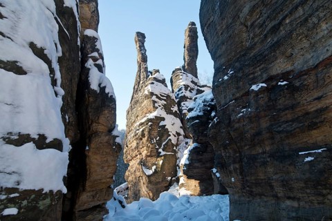Snow at the Hercules Pillars