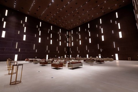 Interior of the Maraya Concert Hall