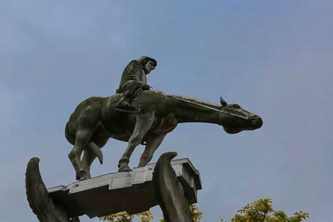 Fountain at the landing place