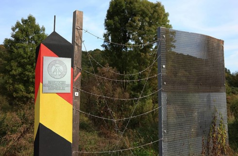 Border post of the former state border of the GDR