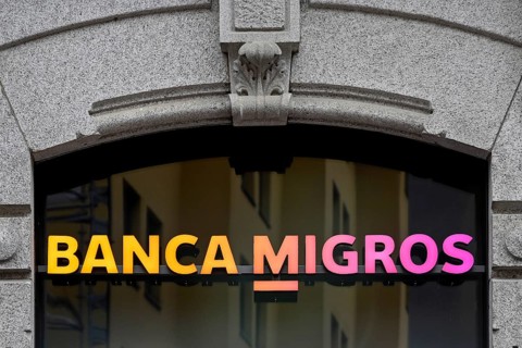 Lettering Banca Migros