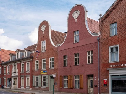 Red brick buildings in the Dutch Quarter on Kurfuerstenstrasse