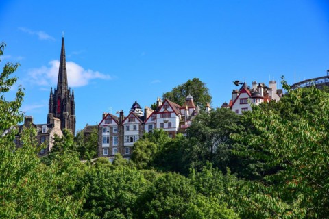 Silhouette of Edinburgh