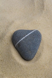 Stone in heart shape