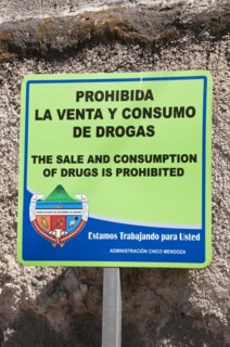 The Sale and Consumption of Drugs is Prohibited