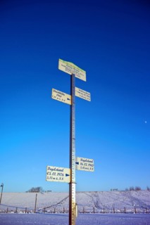 Flood gauges in Wremertief