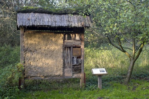 Insect hotel in the Werderland nature reserve