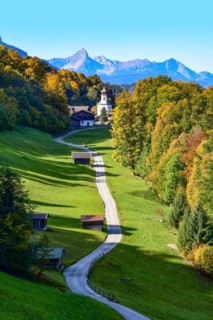 Wamberg above Garmisch in the Wetterstein Mountains