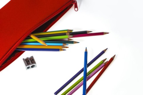 Assorted colored pencils