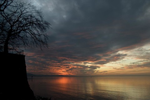 Sunset on Lake Constance near Lindau