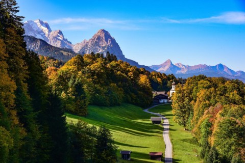 Wamberg above Garmisch in the Wetterstein mountains