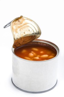 Open can of beans