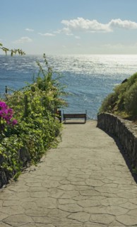 Seat overlooking the sea