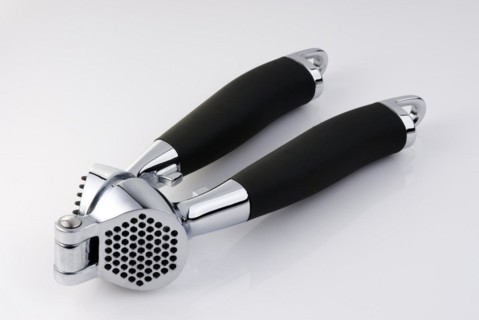 Stainless steel garlic press