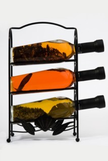 Rack of spiced cooking oils