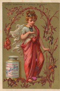 Series of Female Figures in Flowery Branches