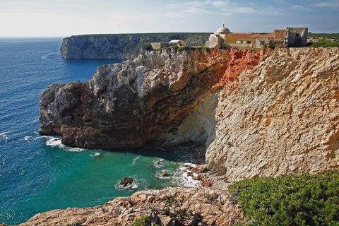 Remains of the Franciscan monastery between Sagres and Cabo de Sao Vicente