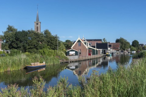 Village view at the Schermerdijk