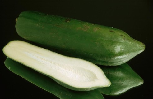 Tropical fruits: Babaco papaya
