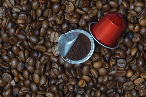 Coffee capsules and coffee beans