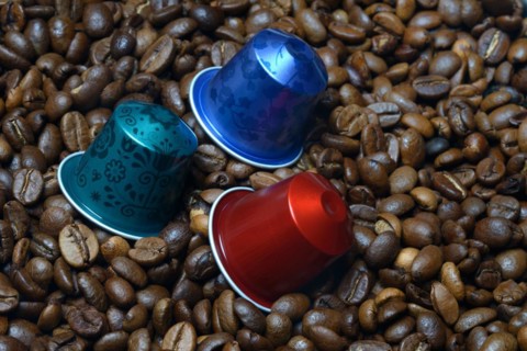 Coffee capsules and coffee beans