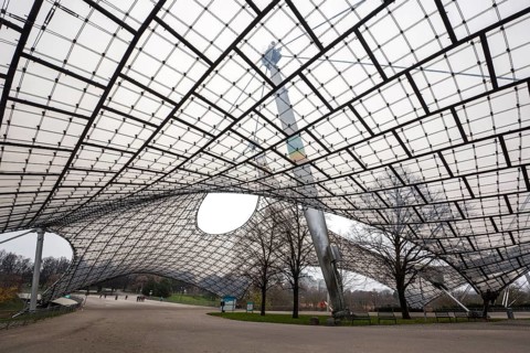 Tent roof in the Olympic Park