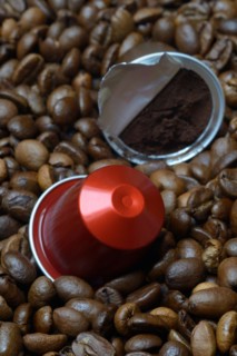 Coffee capsules and coffee beans