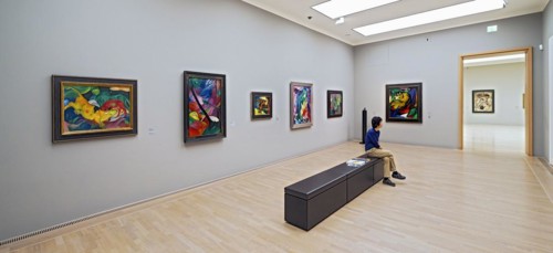 Room with works by Franz Marc