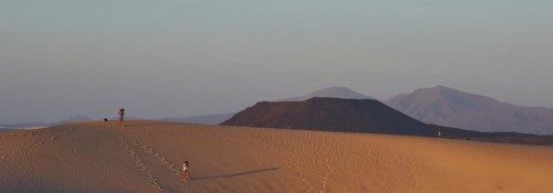 Ochre sand dune