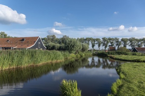 Rural scene in the Zaanse Schans open-air museum