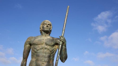 Bronze statues