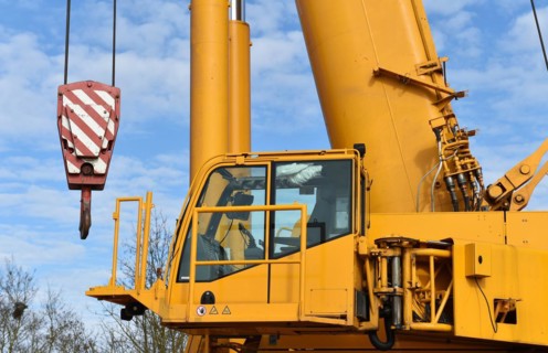 Crane hook of a truck crane