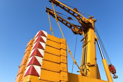 Counterweight of a truck crane