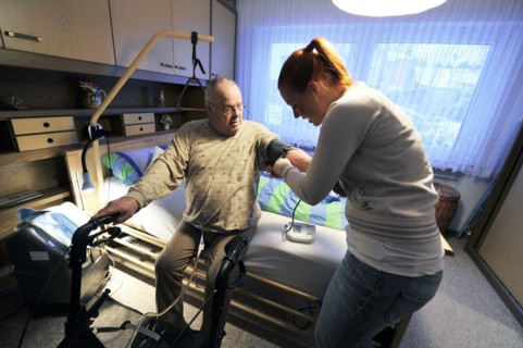 The home visit of the doctors assistant is no longer a rarity