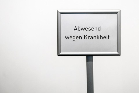 Sign Absent due to illness