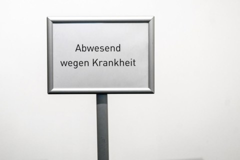 Sign Absent due to illness