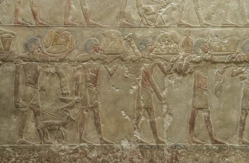 Peasants with food