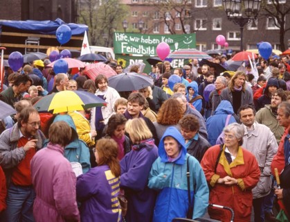 The traditional Easter march
