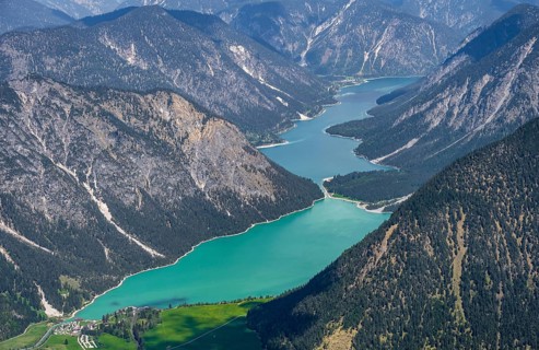 View from Thaneller to Plansee Tyrol