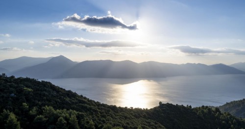 Volcanic peninsula Methana