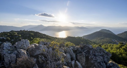 Volcanic peninsula Methana